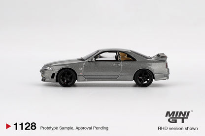 *Pre-Order* Mini GT No.1128 Nissan Skyline GT-R Dark Metal Gray (NISMO BCNR33 CRS Version)