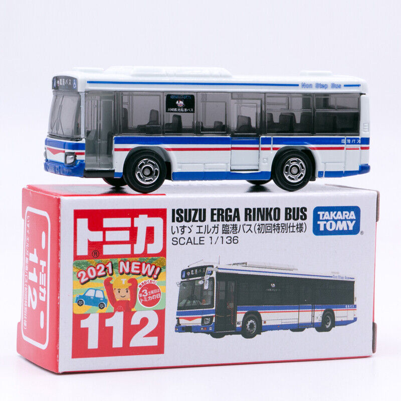 Tomica No.112 Isuzu Erga Rinko Bus - First Edition