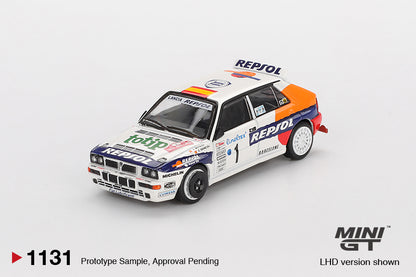 *Pre-Order* Mini GT No.1131 Lancia Delta HF Integrale Evoluzione #1 1993 Rallye Monte-Carlo