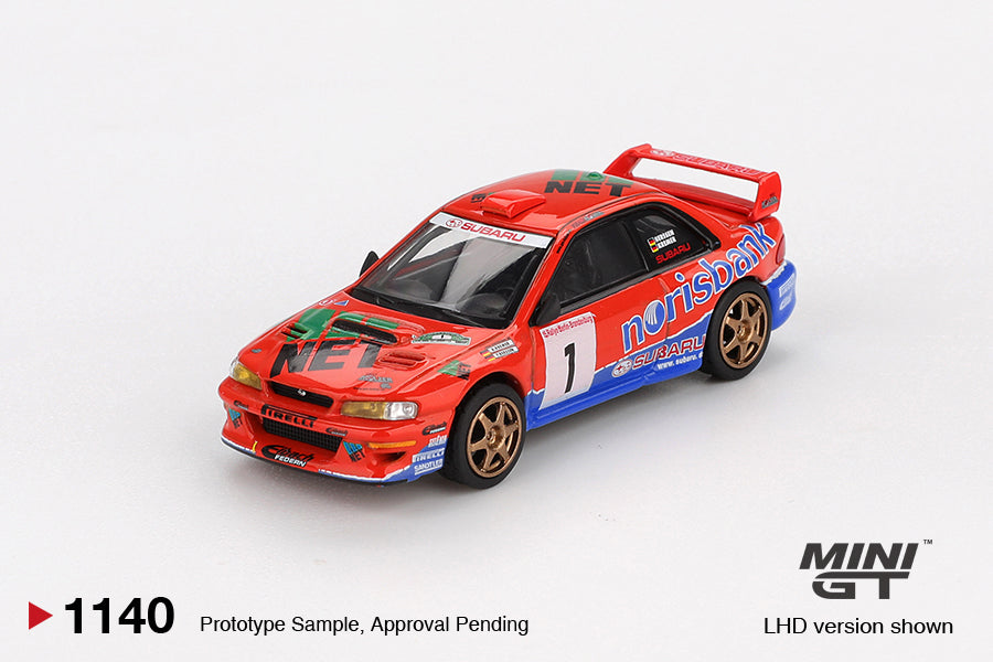 *Pre-Order* Mini GT No.1140 Subaru Impreza WRC97 #1 1999 DRM Champion
