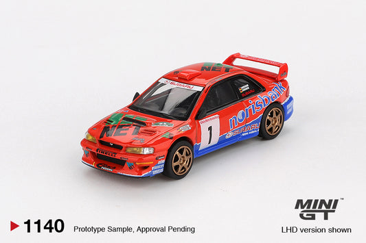 *Pre-Order* Mini GT No.1140 Subaru Impreza WRC97 #1 1999 DRM Champion