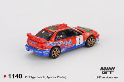 *Pre-Order* Mini GT No.1140 Subaru Impreza WRC97 #1 1999 DRM Champion