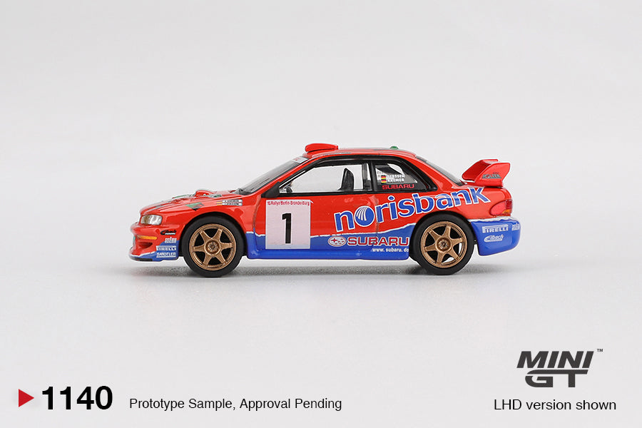 *Pre-Order* Mini GT No.1140 Subaru Impreza WRC97 #1 1999 DRM Champion