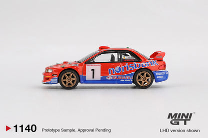 *Pre-Order* Mini GT No.1140 Subaru Impreza WRC97 #1 1999 DRM Champion