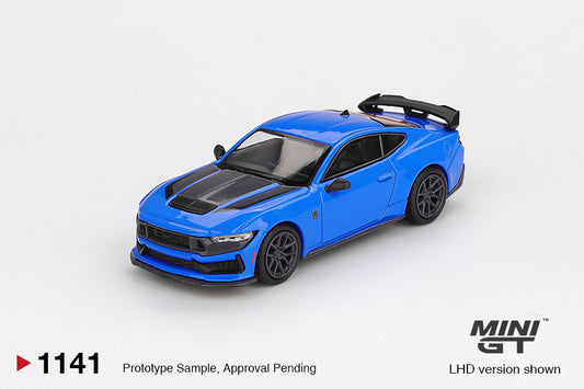 *Pre-Order* Mini GT No.1141 Ford Mustang Dark Horse 2024 Grabber Blue