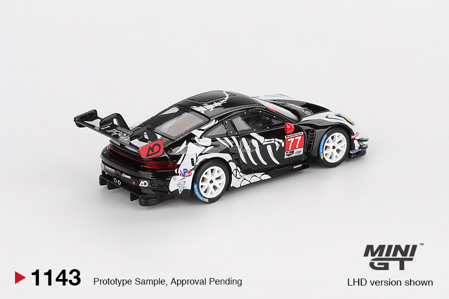 Pre-Order* Mini GT No.1143 Porsche 911 GT3 R #77 AO Racing 2025
