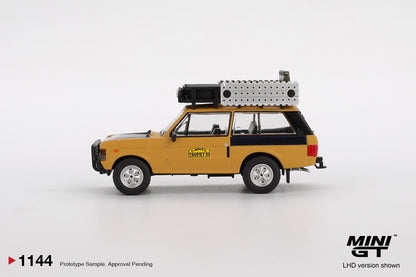 *Pre-Order* Mini GT No.1144 Range Rover 1981 Camel Trophy Sumatra C.Swoboda & K.Mentel Winner