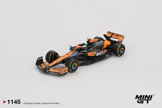 *Pre-Order* Mini GT No.1145 McLaren MCL38 #4 Lando Norris 2024 F1 2024 Hungarian GP 2nd Place