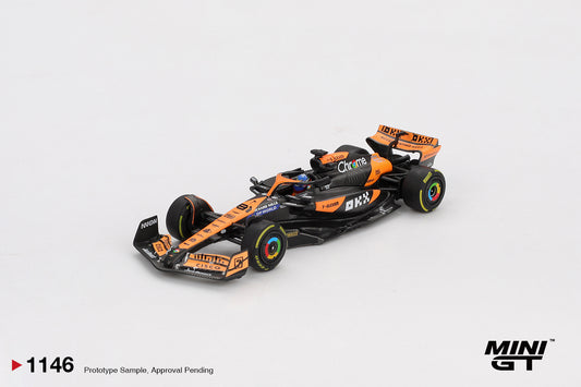 *Pre-Order* Mini GT No.1146 McLaren MCL38 #81 Oscar Piastri 2024 F1 2024 Hungarian GP Winner