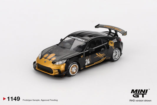 *Pre-Order* Mini GT No.1149 Toyota GR86 LB★Nation Black/Gold