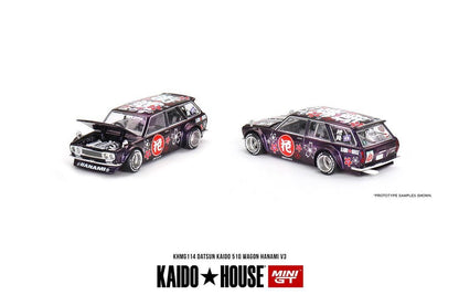*Pre-Order* Mini GT x Kaido House No.114 Datsun KAIDO 510 Wagon HANAMI V3