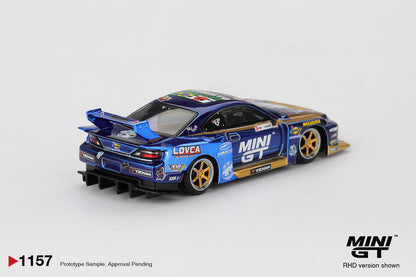 *Pre-Order* Mini GT No.1157 Nissan LB-Super Silhouette S15 SILVIA #555 Team MINI GT Liberty Walk 2025 Formula Drift