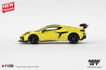 *Pre-Order* Mini GT No.1158 Chevrolet Corvette ZR1 Accelerate Yellow