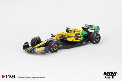 *Pre-Order* Mini GT No.1164 McLaren MCL38 #4 Lando Norris 2024 F1 2024 Monaco GP