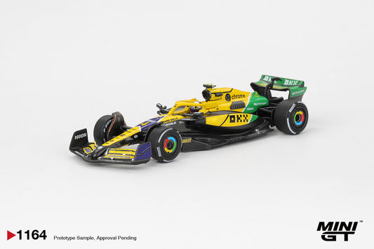 *Pre-Order* Mini GT No.1164 McLaren MCL38 #4 Lando Norris 2024 F1 2024 Monaco GP