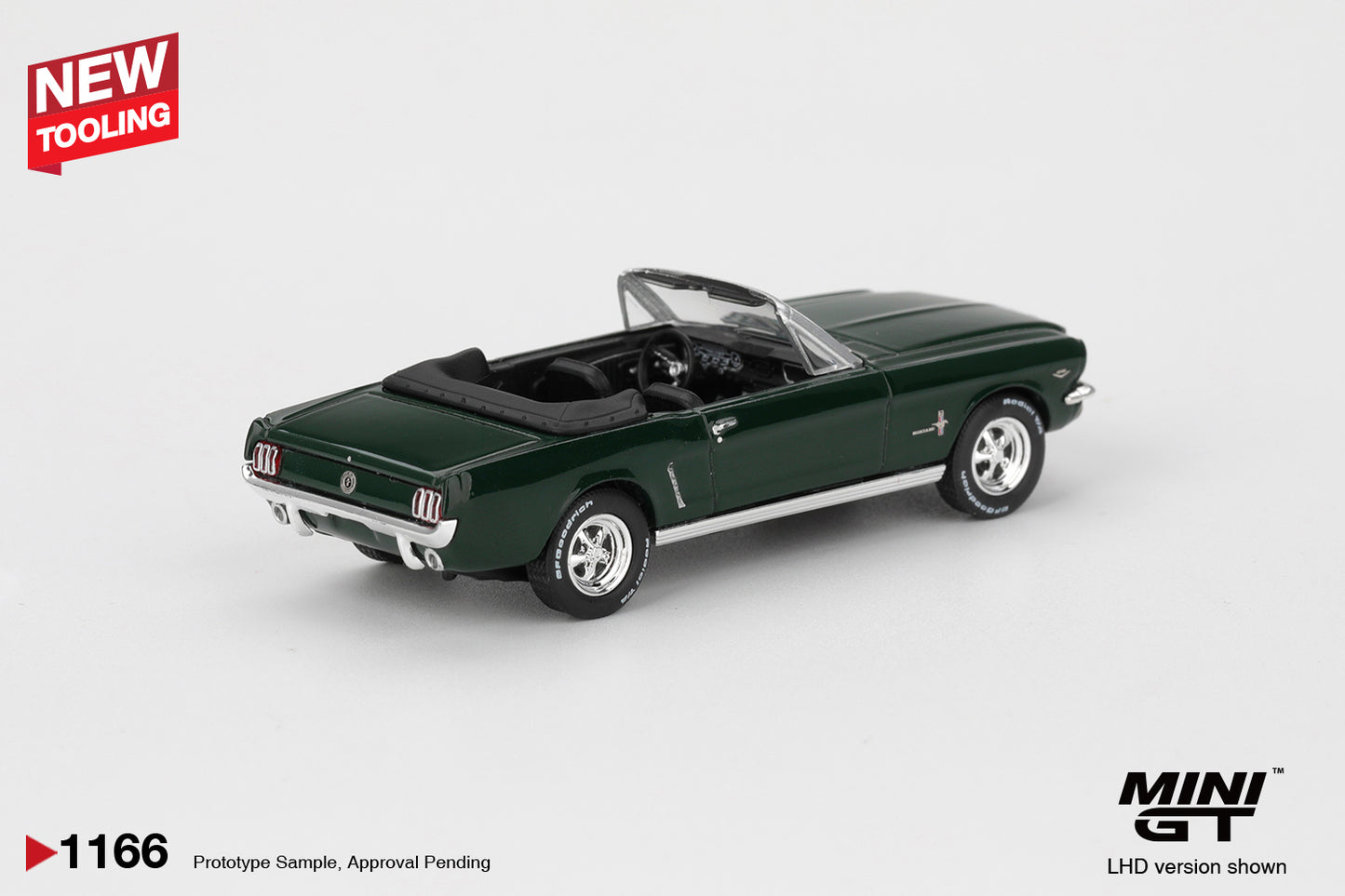*Pre-Order* Mini GT No.1166 Ford Mustang Convertible 1964 Highland Green