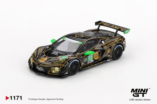 *Pre-Order* Mini GT No.1171 Chevrolet Corvette Z06 GT3.R #13 AWA 2025 IMSA Daytona 24 Hrs
