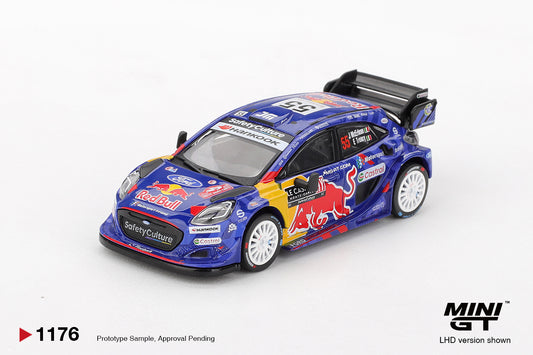 *Pre-Order* Mini GT No.1176 Ford Puma Rally1 #55 M-Sport Ford WRT 2025 Rally Monte-Carlo