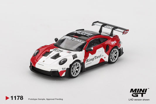 *Pre-Order* Mini GT No.1178 Porsche 911(992) GT3 RS Weissach RingTaxi.com
