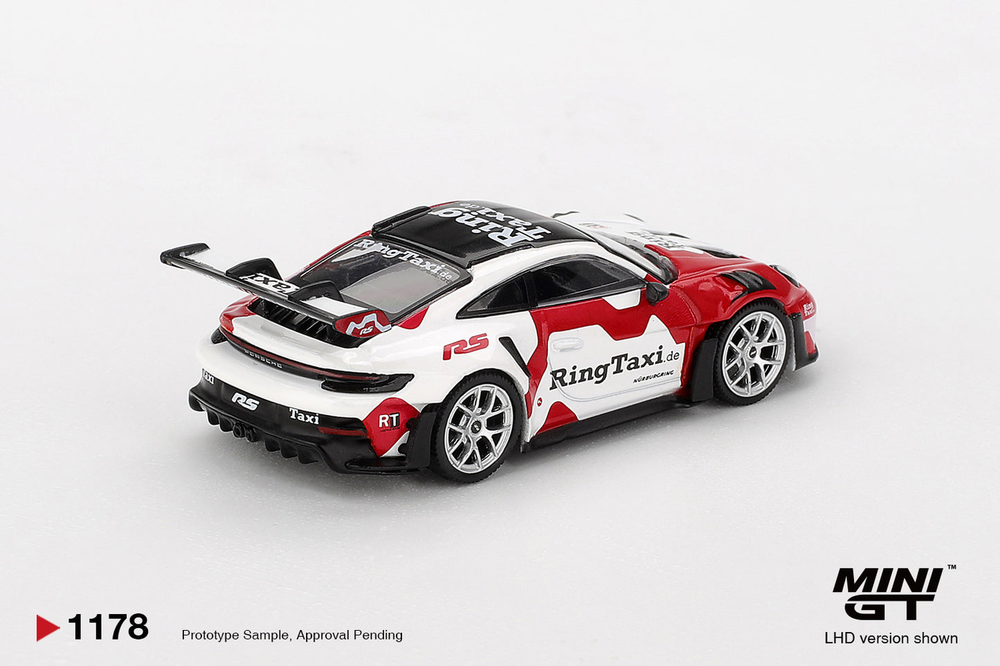 *Pre-Order* Mini GT No.1178 Porsche 911(992) GT3 RS Weissach RingTaxi.com