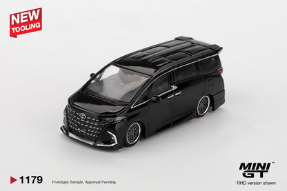 *Pre-Order* Mini GT No.1179 Toyota Alphard 40 KUHL Black