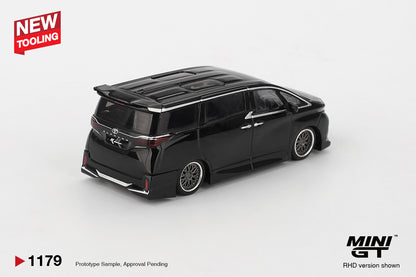 *Pre-Order* Mini GT No.1179 Toyota Alphard 40 KUHL Black