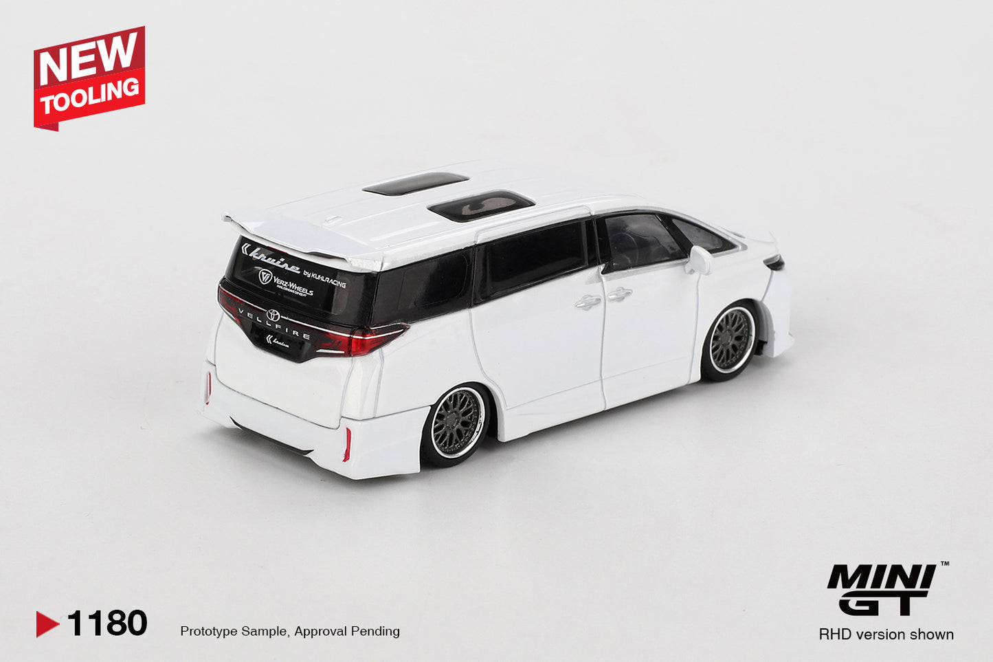 *Pre-Order* Mini GT No.1180 Toyota Vellfire 40 KUHL White