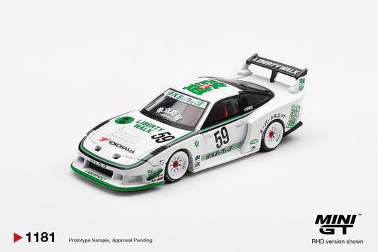 *Pre-Order* Mini GT No.1181 Nissan LB-Super Silhouette 180SX White