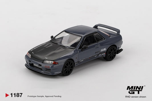 *Pre-Order* Mini GT No.1187 Nissan Skyline GT-R Top Secret VR32 Stealth Grey