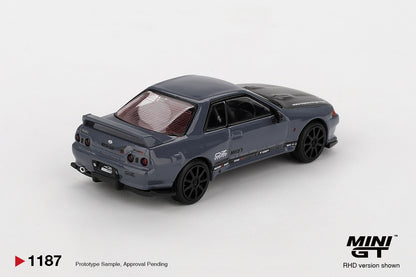 *Pre-Order* Mini GT No.1187 Nissan Skyline GT-R Top Secret VR32 Stealth Grey