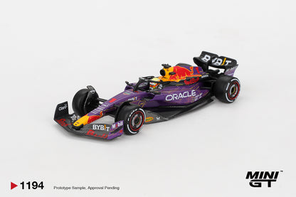 *Pre-Order* Mini GT No.1194 Oracle Red Bull Racing RB19 #1 Max Verstappen 2023 F1 2023 Las Vegas GP Winner