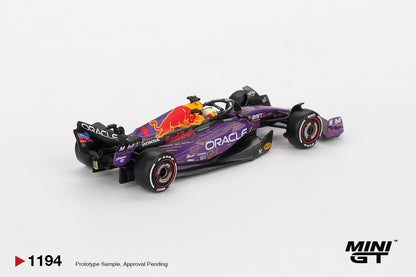 *Pre-Order* Mini GT No.1194 Oracle Red Bull Racing RB19 #1 Max Verstappen 2023 F1 2023 Las Vegas GP Winner