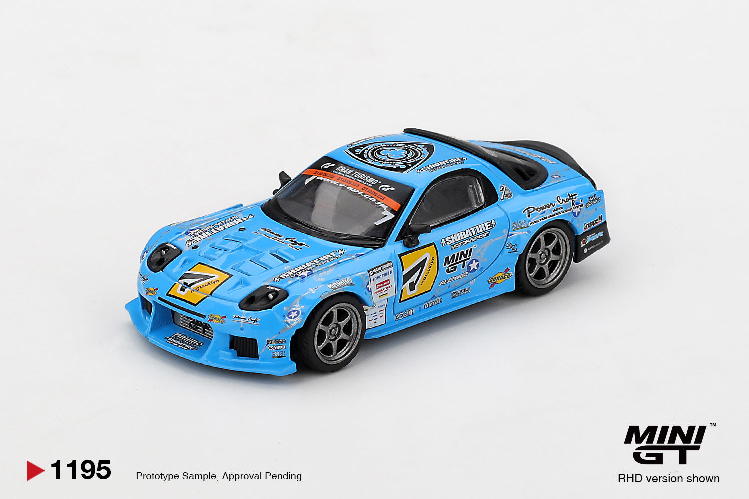 Mini GT No.1195 Mazda RX-7 RE-Amemiya 2025 D1GP – Mini Toy Sensei