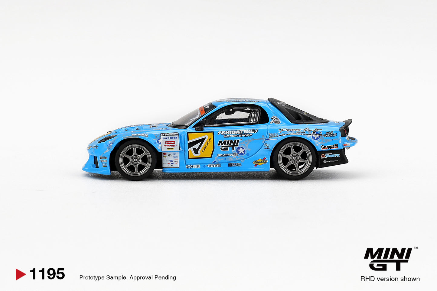 *Pre-Order* Mini GT No.1195 Mazda RX-7 RE-Amemiya 2025 D1GP