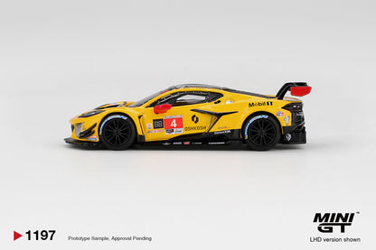 *Pre-Order* Mini GT No.1197 Chevrolet Corvette Z06 GT3.R #4 Corvette Racing by Pratt Miller Motorsports 2025 IMSA Daytona 24 Hrs