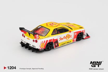 *Pre-Order* Mini GT No.1204 Nissan LB-ER34 Super Silhouette SKYLINE Suppaiman Okinawa
