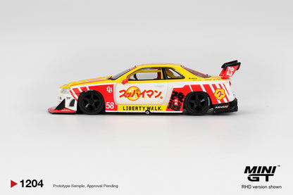 *Pre-Order* Mini GT No.1204 Nissan LB-ER34 Super Silhouette SKYLINE Suppaiman Okinawa
