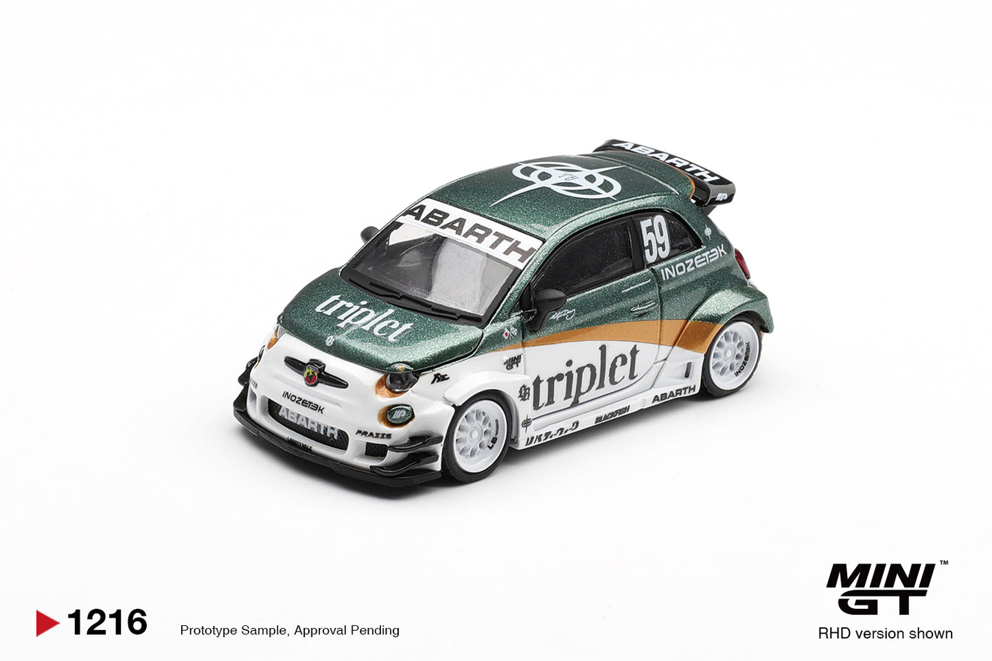 *Pre-Order* Mini GT No.1216 Abarth 595 LB-WORKS TY Edition