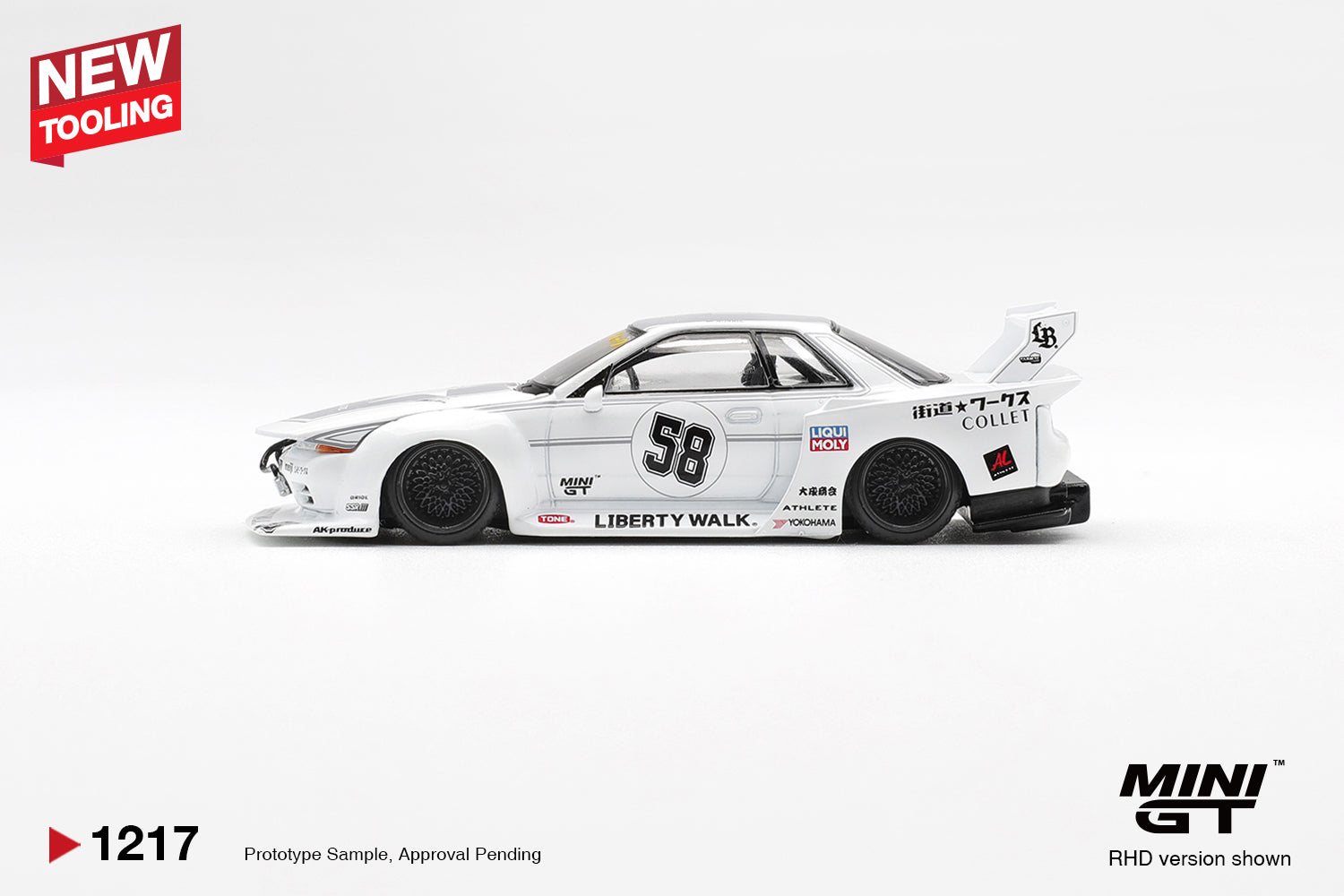 Pre-Order* Mini GT No.1217 Nissan GT-R32 LB-Kaido Works TAS 2025