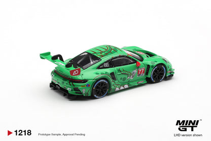 *Pre-Order* Mini GT No.1218 Porsche 911 GT3 R (992) #77 AO Racing 2025 IMSA Sebring 12 Hrs Class Winner