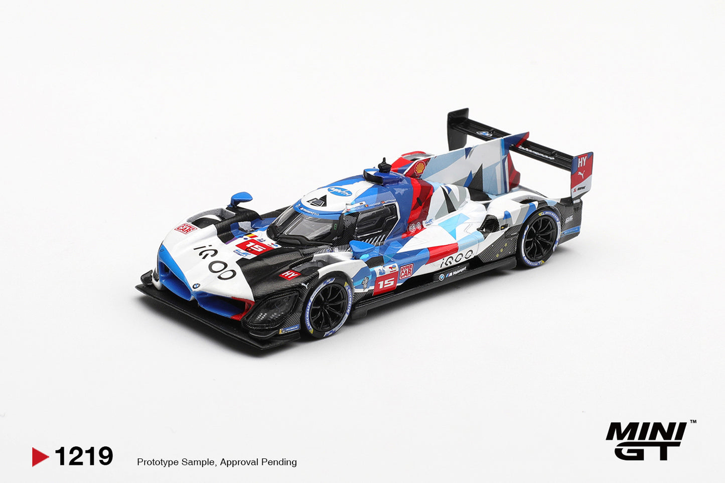 *Pre-Order* Mini GT No.1219 BMW M Hybrid V8 Hypercar #15 BMW M TEAM WRT 2024 Le Mans 24 Hrs