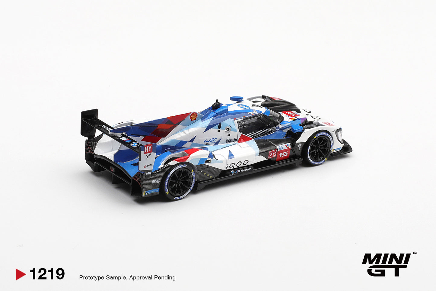 *Pre-Order* Mini GT No.1219 BMW M Hybrid V8 Hypercar #15 BMW M TEAM WRT 2024 Le Mans 24 Hrs
