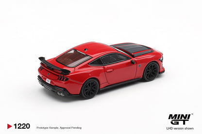 *Pre-Order* Mini GT No.1220 Ford Mustang Dark Horse Race Red