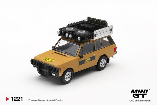 *Pre-Order* Mini GT No.1221 Range Rover 1981 Camel Trophy Sumatra K.Stoppa & A.Valldorf