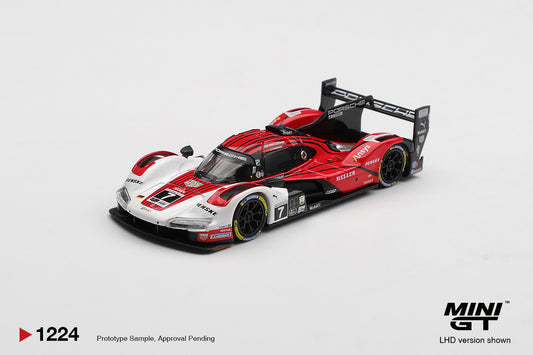 *Pre-Order* Mini GT No.1224 Porsche 963 #7 Porsche Penske Motorsport 2025 IMSA Daytona 24 Hrs Winner