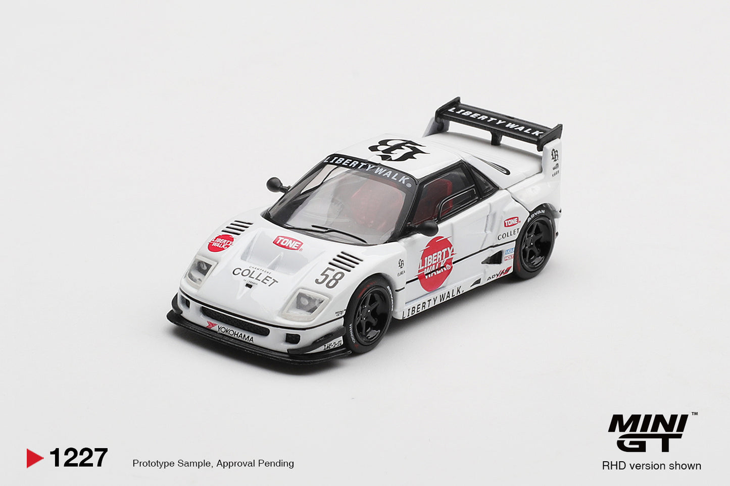 *Pre-Order* Mini GT No.1227 Mazda AZ-1 Liberty Walk LB40 LB-Hinomaru