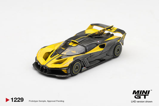 *Pre-Order* Mini GT No.1229 Bugatti Bolide Yellow