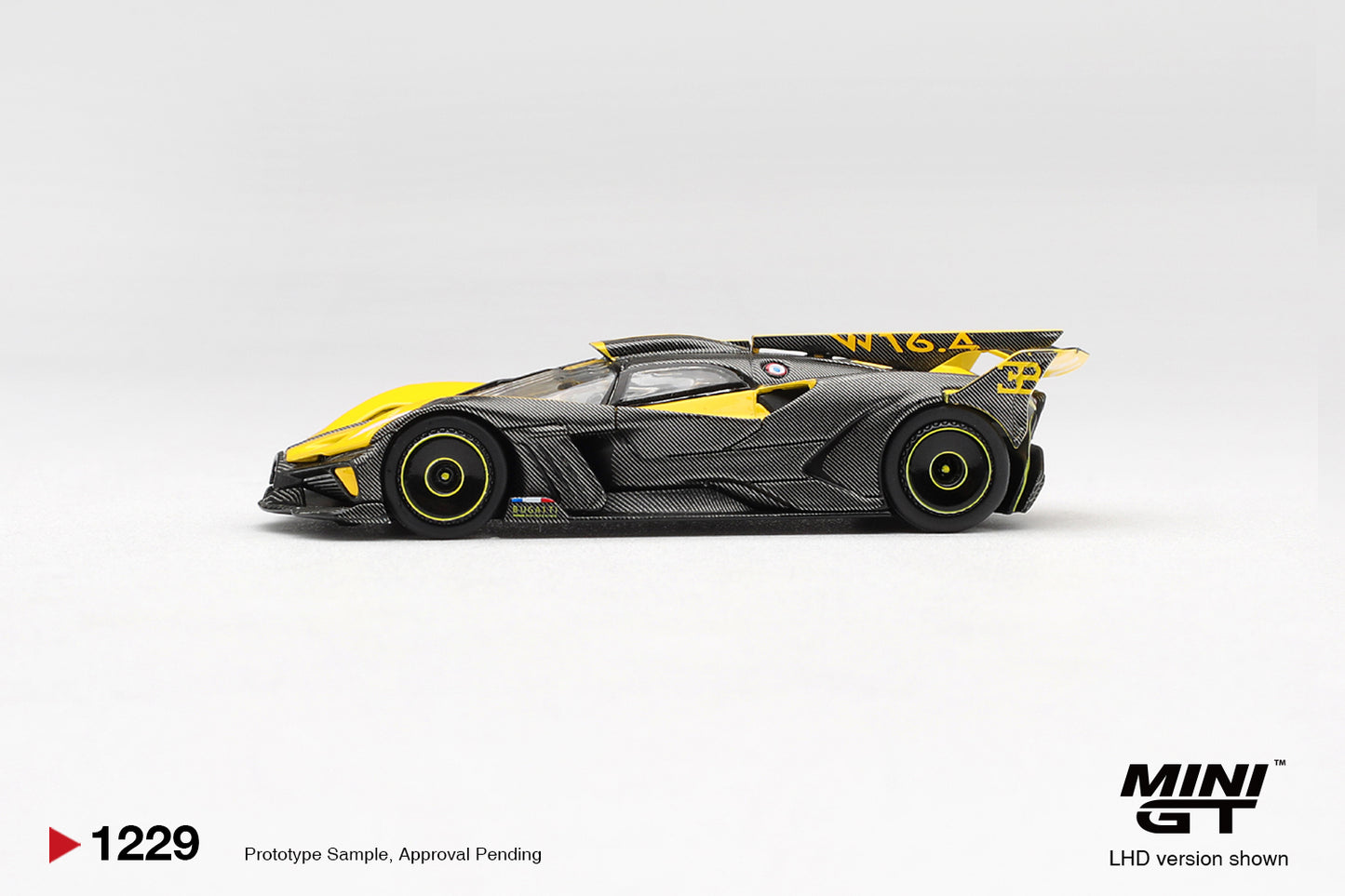 *Pre-Order* Mini GT No.1229 Bugatti Bolide Yellow