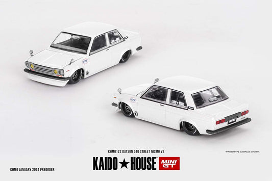*Pre-Order* Mini GT x Kaido House No.122 Datsun 510 Street Nismo V2