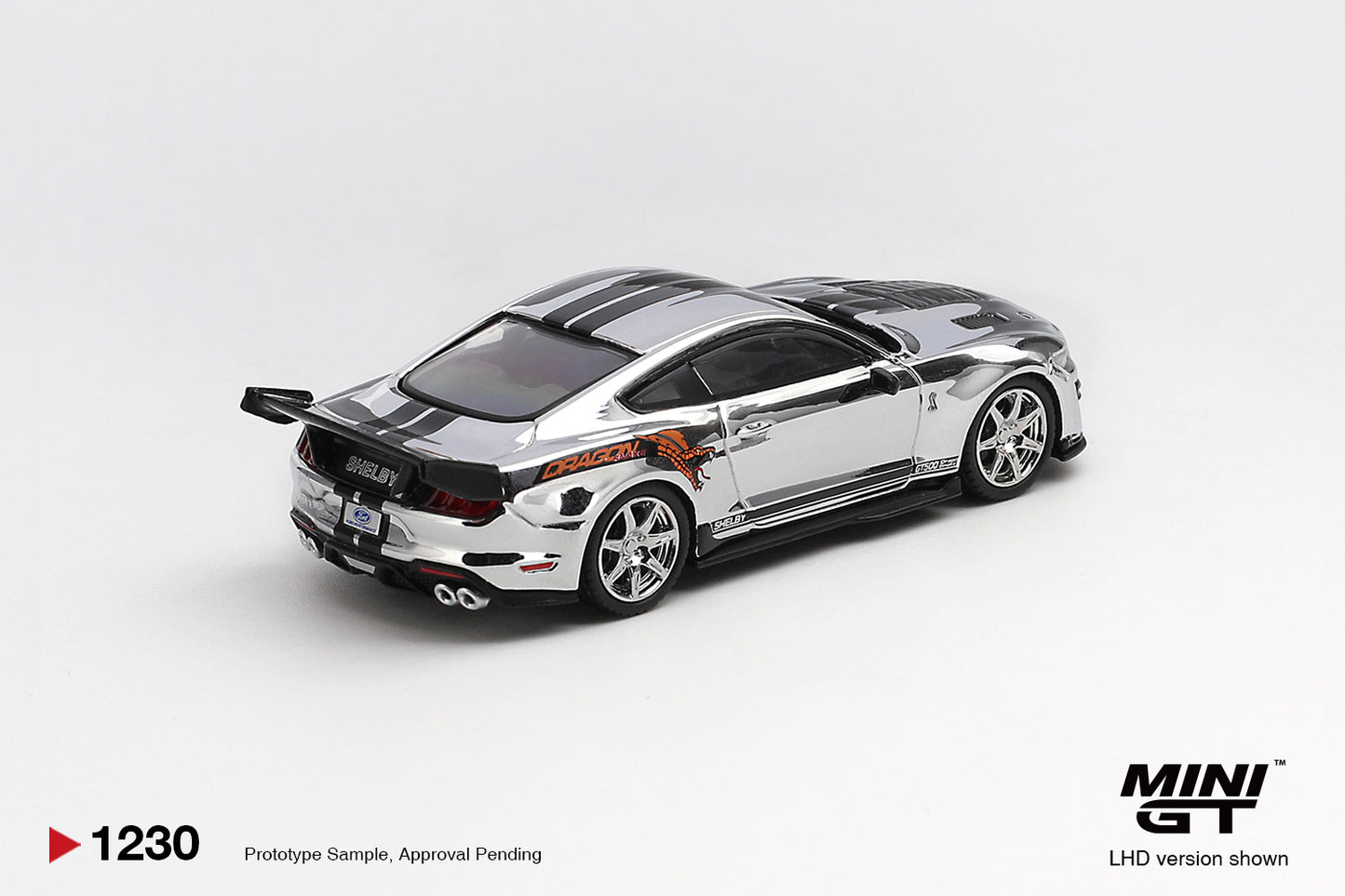 *Pre-Order* Mini GT No.1230 Shelby GT500 Dragon Snake Concept Chrome Silver